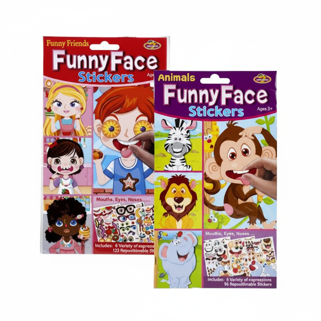 Make a Face Sticker Set with Assorted Designs