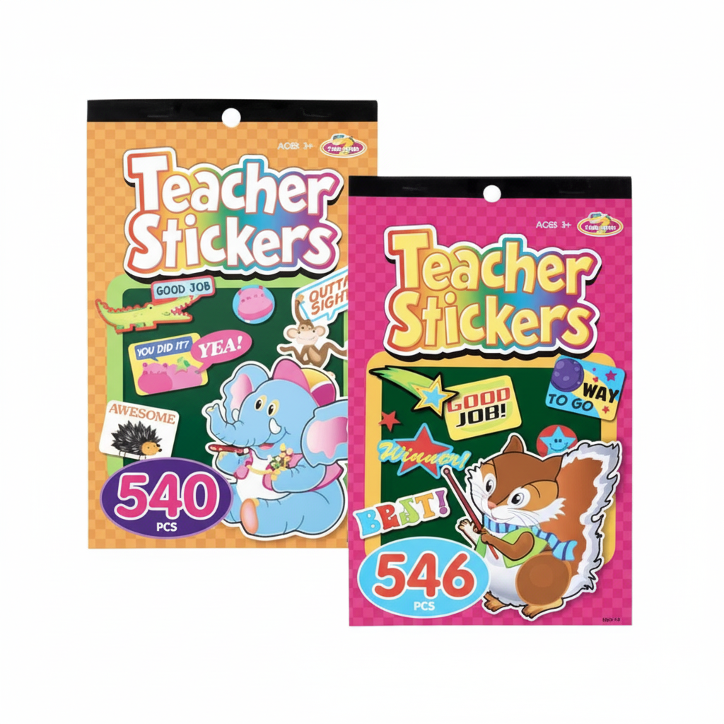 Teacher Stickers with Assorted Designs