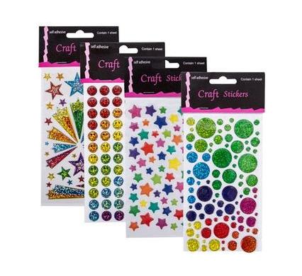 3D Gel Stickers - Assorted