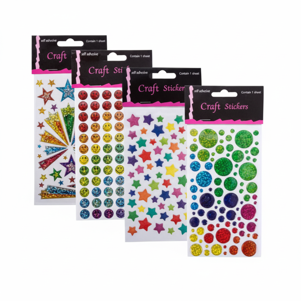 3D Gel Stickers - Assorted