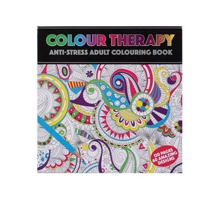 Colouring Therapy Book - 120 Pages