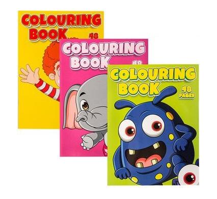 Animal Fun Colouring Books - 48 Pages - Assorted