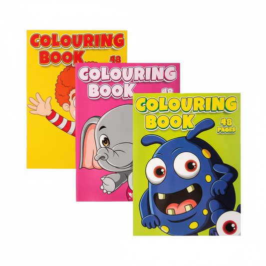 Animal Fun Colouring Books - 48 Pages - Assorted
