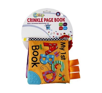 Book Educational Crinkle Pages - Baby Sensory Toy