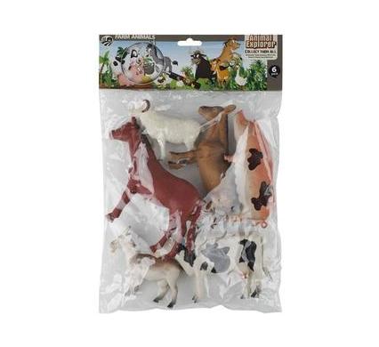 Animals Farm Figures - 6 Pieces - 11-18 cm
