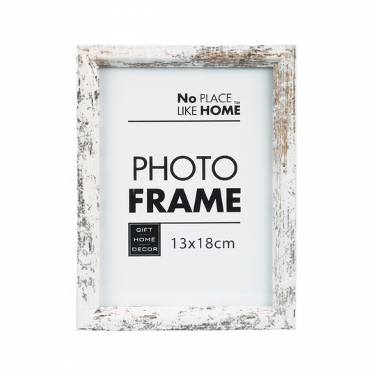 Distressed Picture Frame - Plastic - For 10 x 15 cm Photo