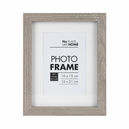 Rustic Grey Wooden Picture Frame (10 x 15 cm)