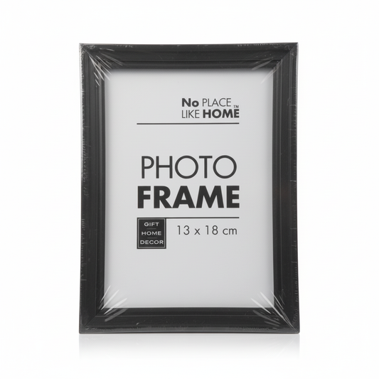 Black Finish Wood Photo Frame for 13 x 18 cm Photo