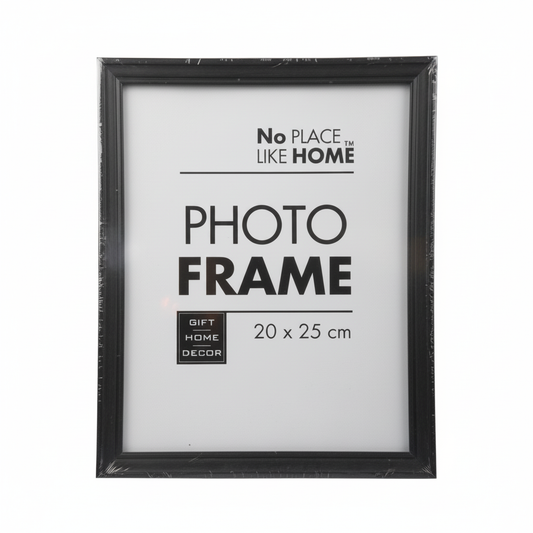 Plastic Black Finish Frame for 20 x 25 cm Photo