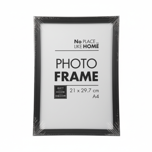 Black Finish Wood Frame for A4 Document