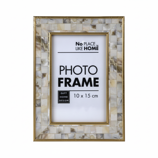 Medium Density Fibreboard Picture Frame with Mosaic Effect (10 x 15 cm)