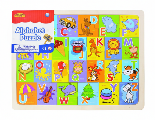 Alphabet Jigsaw Puzzle with 26 Pieces (40 cm x 30 cm x 0.8 cm)