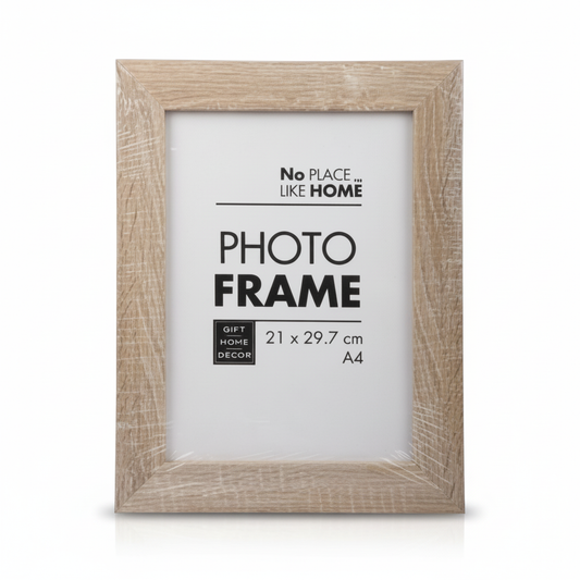 Wooden Certificate Picture Frame with Wide Edge (A4 Size)