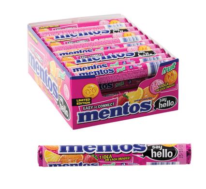 Mentos Fruit Chews - Bulk Pack - 40 Pieces