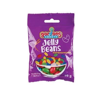 Gordon's Jelly Beans - Bulk Pack of 24 - 60g Packet