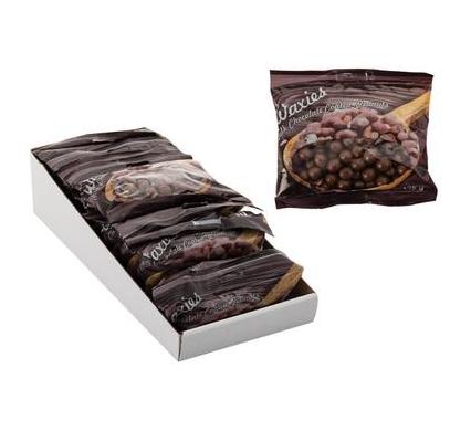 Waxies Chocolate Coated Peanuts - Bulk Pack of 6 - 125g
