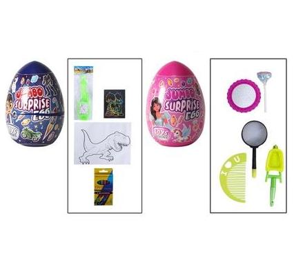 Sweet Novelty Gold Jumbo Surprise Egg - Bulk Pack of 12