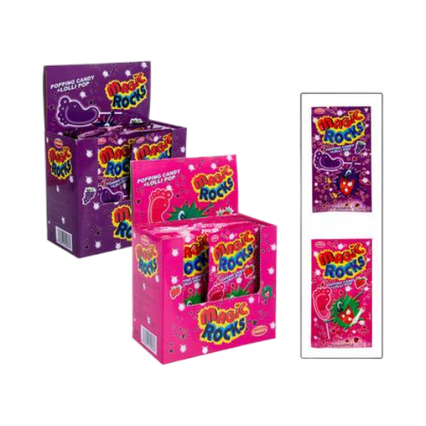 Popping Candy and Lollipop - Bulk Pack of 24