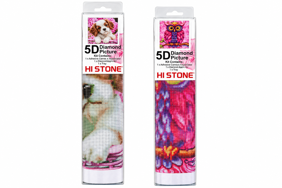 Art and Craft Diamond Art Set with Assorted Designs (30 cm x 30 cm)