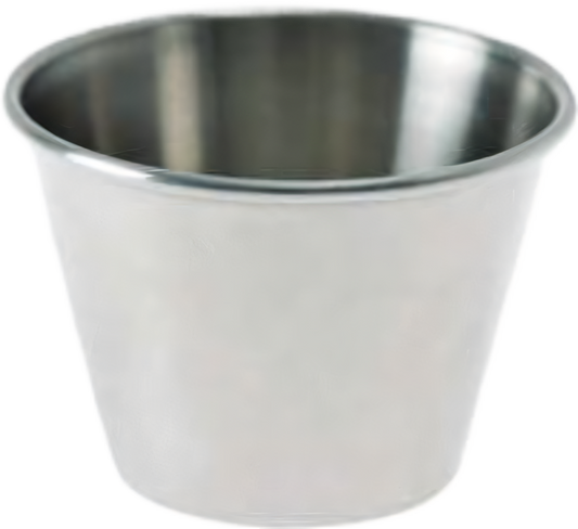 Bulk Pack of 6 Stainless Steel Dipping Bowls - 6 cm x 3.8 cm