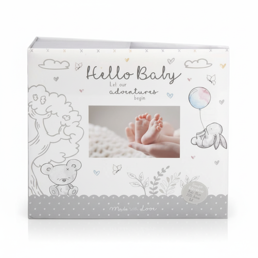 Photo Album - 200 Photos - Hello Baby