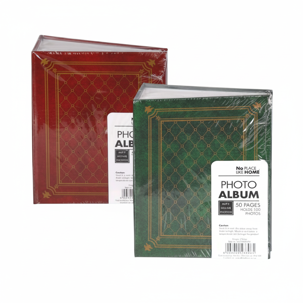 Everyday Photo Album in Various Colours for 100 Photographs