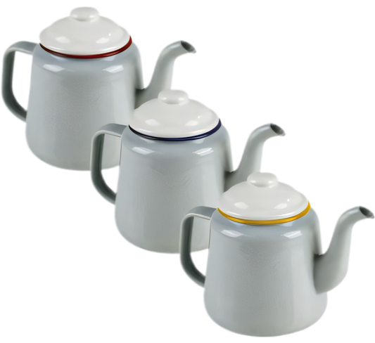 Enamel Tea Pot - Assorted (14 cm)