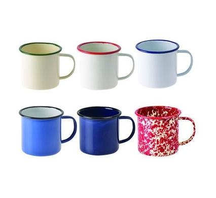 Mug Enamel - 8 cm - Assorted