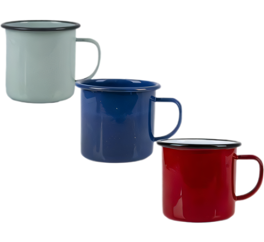 Enamel Mug - Assorted (9 cm)