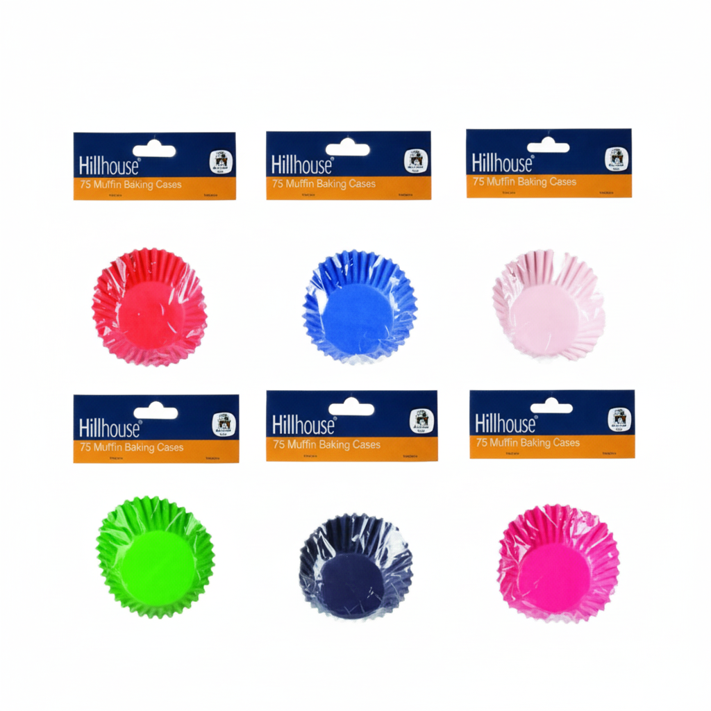 Paper Baking Cups (75 Pieces) - Assorted