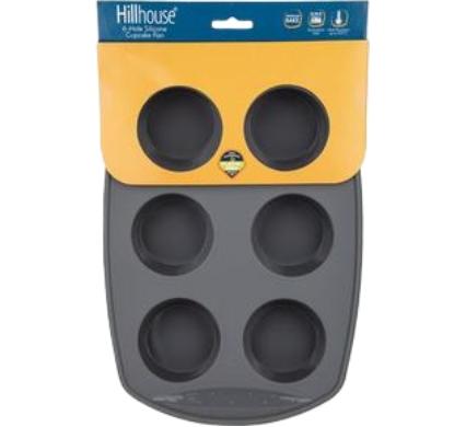 Bakeware Non Stick Silicone Cake Pan - Six Cup