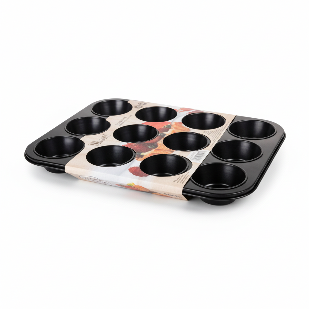 Non Stick Muffin Pan with 12 Cups (7 x 3.5 cm)