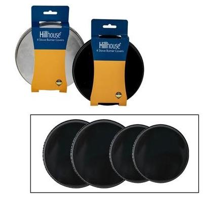 Stove Burner Covers - 4 Pieces - Solid Colours