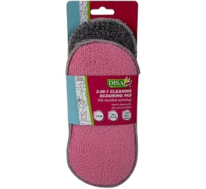 Scourer Microfibre - 2 Pack