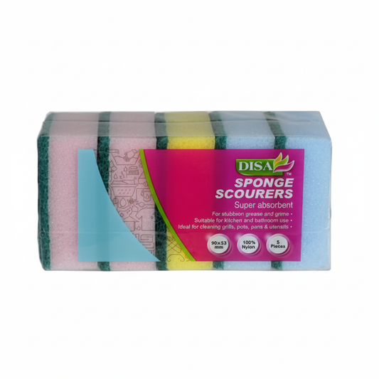 Foam Sponge Scourers - Pack of 5