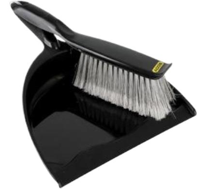 Dustpan and Brush Set - Black