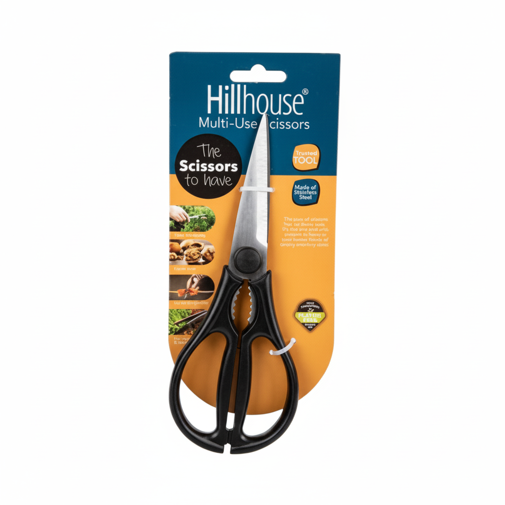 Black Kitchen Scissors (21 cm)