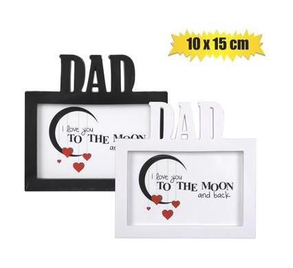 Plastic Picture Frame for Dad, Assorted - 10 x 15 cm