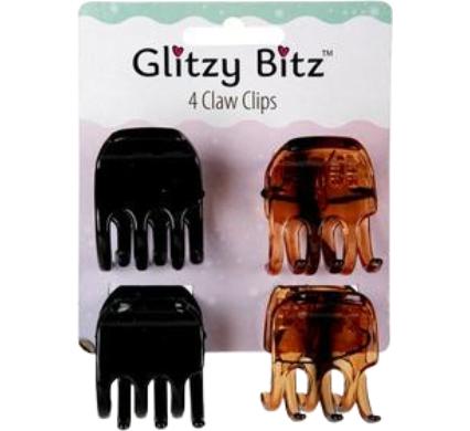 Hair Pin Claw Clips - 3 cm - 4 Pieces