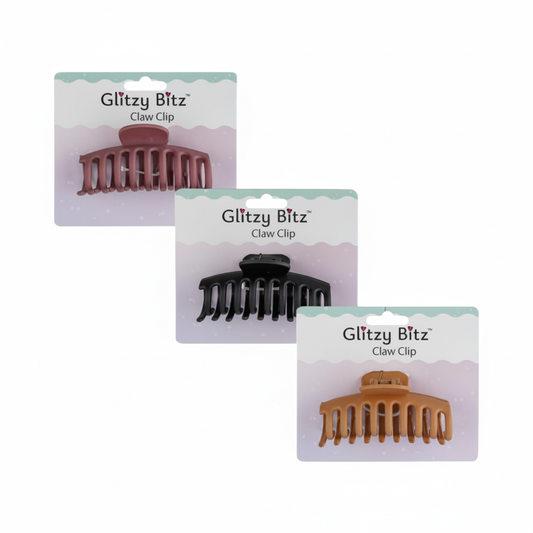 Hair Pin Claw Clip - 8 cm - Various Colors