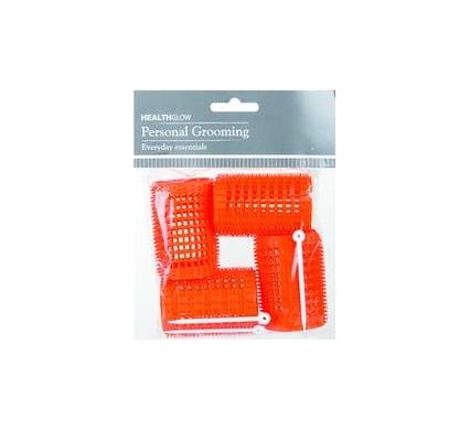 Plastic Hair Curlers - 4 Pack - Extra Large
