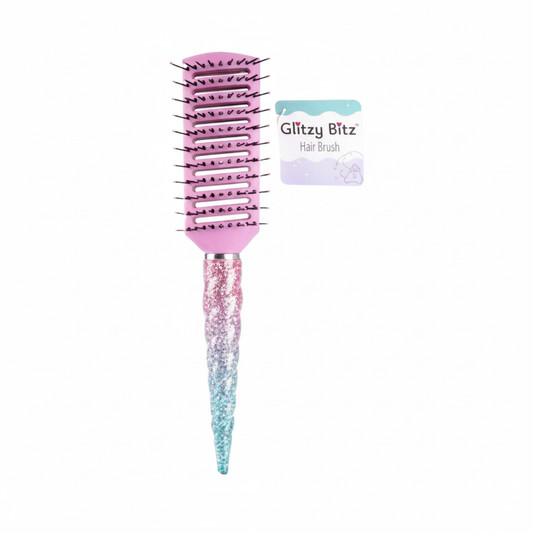 Hair Brush - Unicorn Design