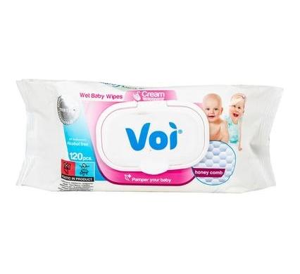 Voi Scented Baby Wipes - 120 Pack - 160 x 190 mm
