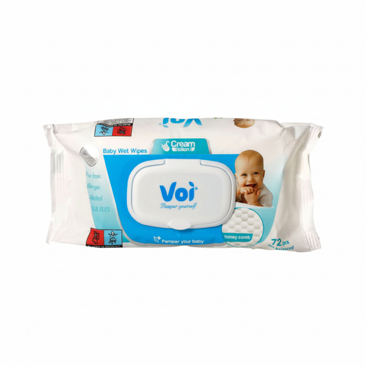 Scented Wet Wipes, 72-Pack (160 x 190 mm)