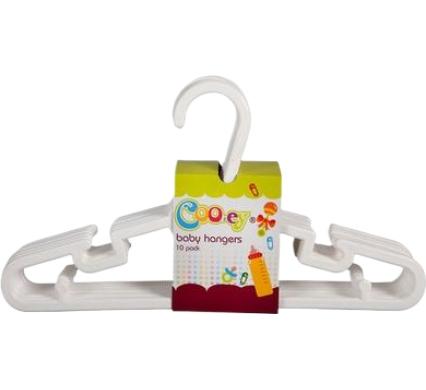 Kiddies Coathangers - Plastic - 10 Pack