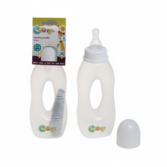 Cooey Feeding Bottle - 250 ml - Bagel Shape - BPA Free