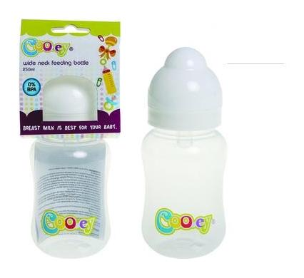 Cooey Wide Neck Feeding Bottle - 250 ml - BPA Free