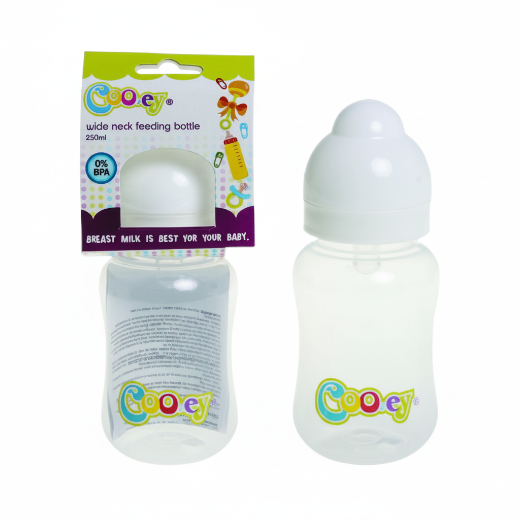BPA Free Wide Neck Feeding Bottle (250 ml)