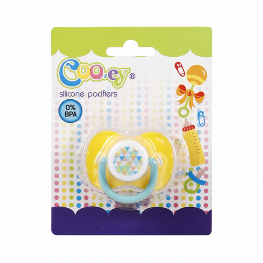 Cooey Silicone Pacifier with Soft Front and Cover - BPA Free