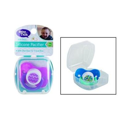 Baby Soother Silicone in Holder